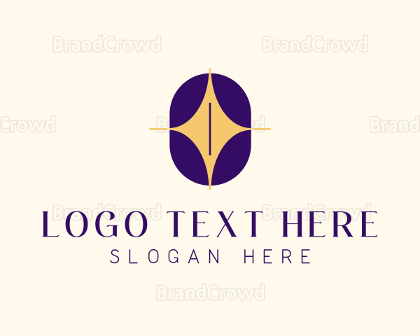 Elegant Star Letter O Logo