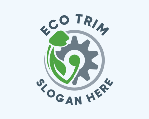 Eco Mechanical Gear logo design