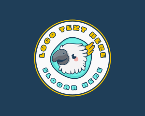 Cute Cockatoo Bird Logo