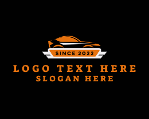 Drag Racing - Supercar Vehicle Racing logo design