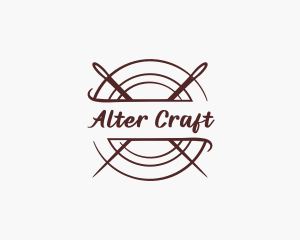 Needle Garment Alteration logo design