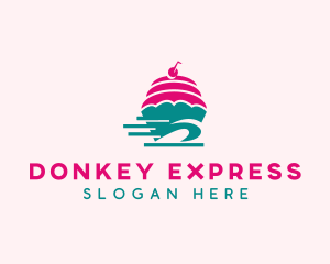 Cupcake Bakery Express logo design