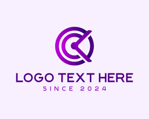 Marketing - Clock Timer Letter O logo design