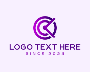 Watch - Clock Timer Letter O logo design