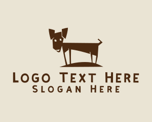 Dachshund - Doodle Pet Dog logo design