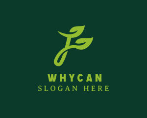 Tea - Organic Vegan Letter L logo design