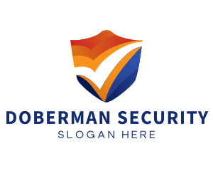 Security Check Shield logo design