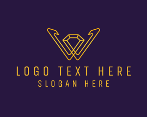 Glam - Diamond Jewelry Boutique logo design