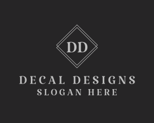 Serif Diamond Shape logo design