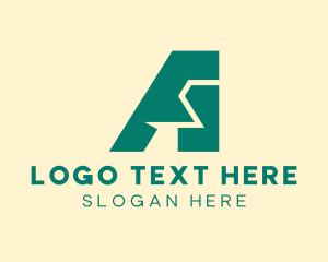 Investment - Digital Tech Letter A logo design