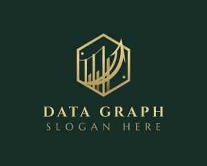Finance Graph Statistics logo design