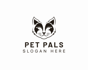 Cat Feline Pet logo design