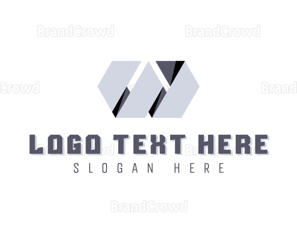 Modern Professional Origami Letter W Logo