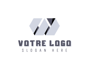Modern Professional Origami Letter W Logo
