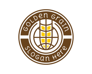 Grain - Wheat Grain Farm logo design