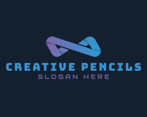 Gradient Infinity Startup logo design