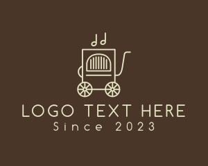 Jukebox - Music Box Wheels Jukebox logo design