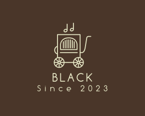 Machine - Music Box Wheels Jukebox logo design