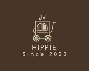 Arcade - Music Box Wheels Jukebox logo design