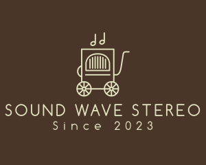 Stereo - Music Box Wheels Jukebox logo design