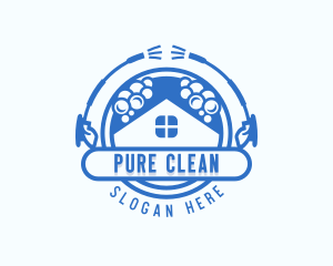 Clean Pressure Washer logo design