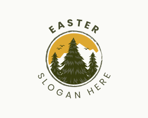 Pine Tree - Pine Tree Forest logo design