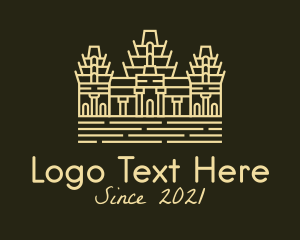 Asian - Angkor Wat Temple logo design