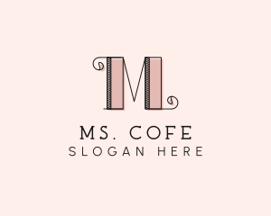 Fashion Boutique Letter M logo design