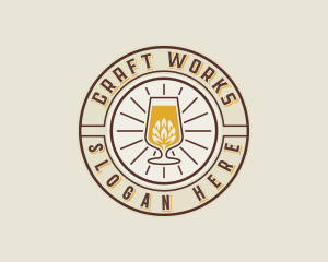 Craft Beer Brewery logo design