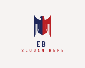 Veteran - Patriotic Eagle Bird logo design