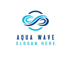 Marketing Infinity Wave logo design