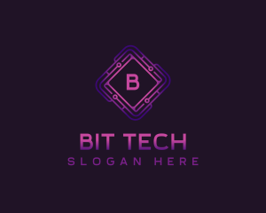 Circuit Tech Developer logo design