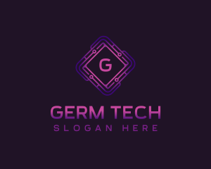 Circuit Tech Developer logo design