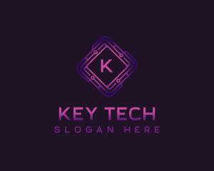 Circuit Tech Developer logo design