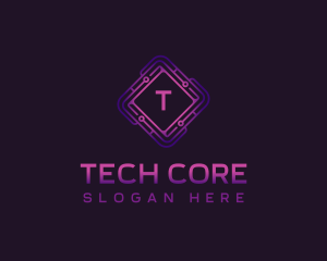 Circuit Tech Developer logo design