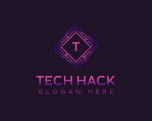 Circuit Tech Developer logo design