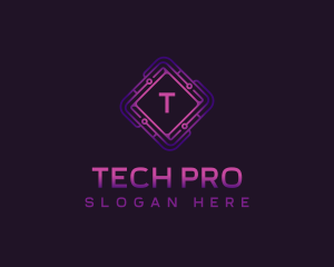 Circuit Tech Developer logo design