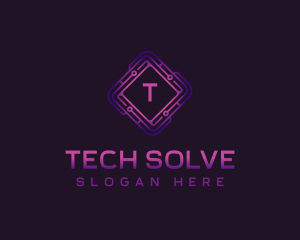 Circuit Tech Developer logo design