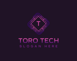 Circuit Tech Developer logo design