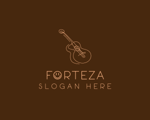 Country Music Guitar logo design