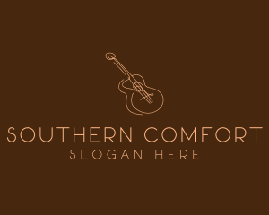 Country Music Guitar logo design