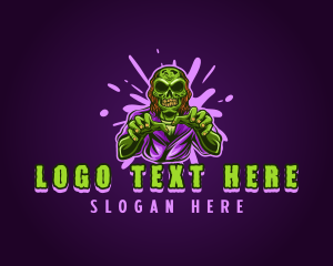 Terror Zombie Monster logo design