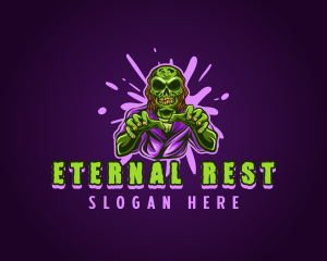 Terror Zombie Monster logo design