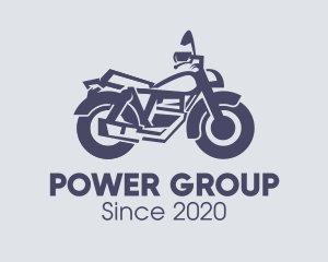 Automobile - Gray Motorcycle Biker logo design