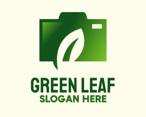 Green Leaf Camera logo design