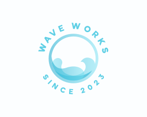 Business Startup Wave logo design