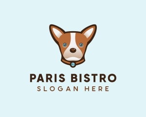 Cute Dog Chihuahua logo design