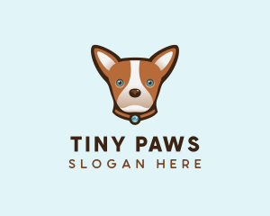 Cute Dog Chihuahua logo design