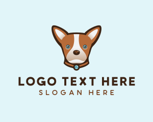 Cute Dog Chihuahua Logo