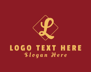 Typography - Cursive Brand Boutique logo design